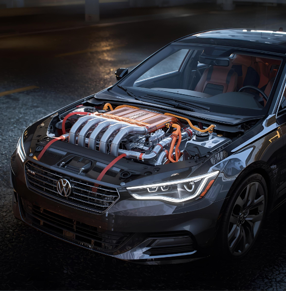 Car engine cooling system flow 